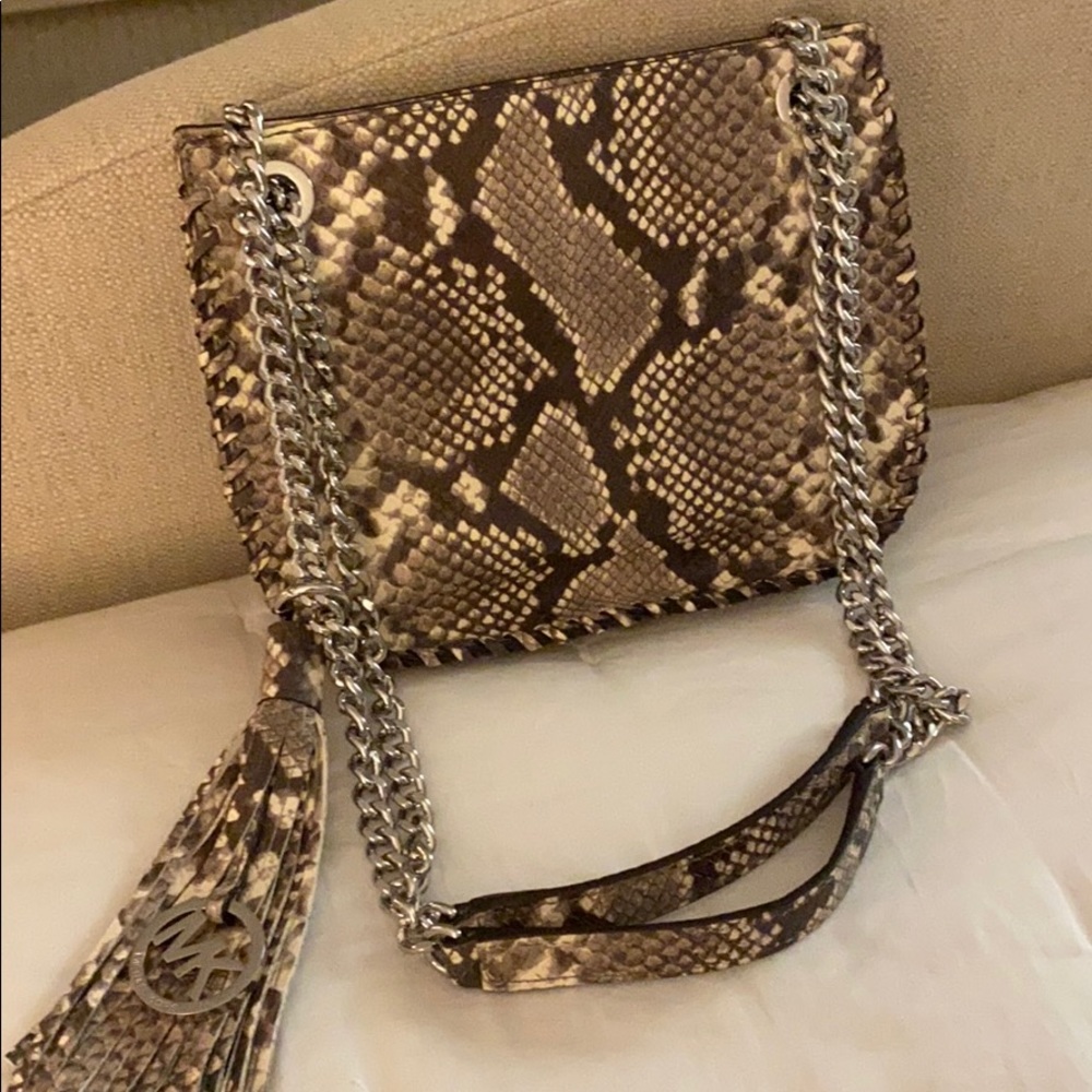 Michael Kors Snakeskin Shoulder or Crossbody Purse